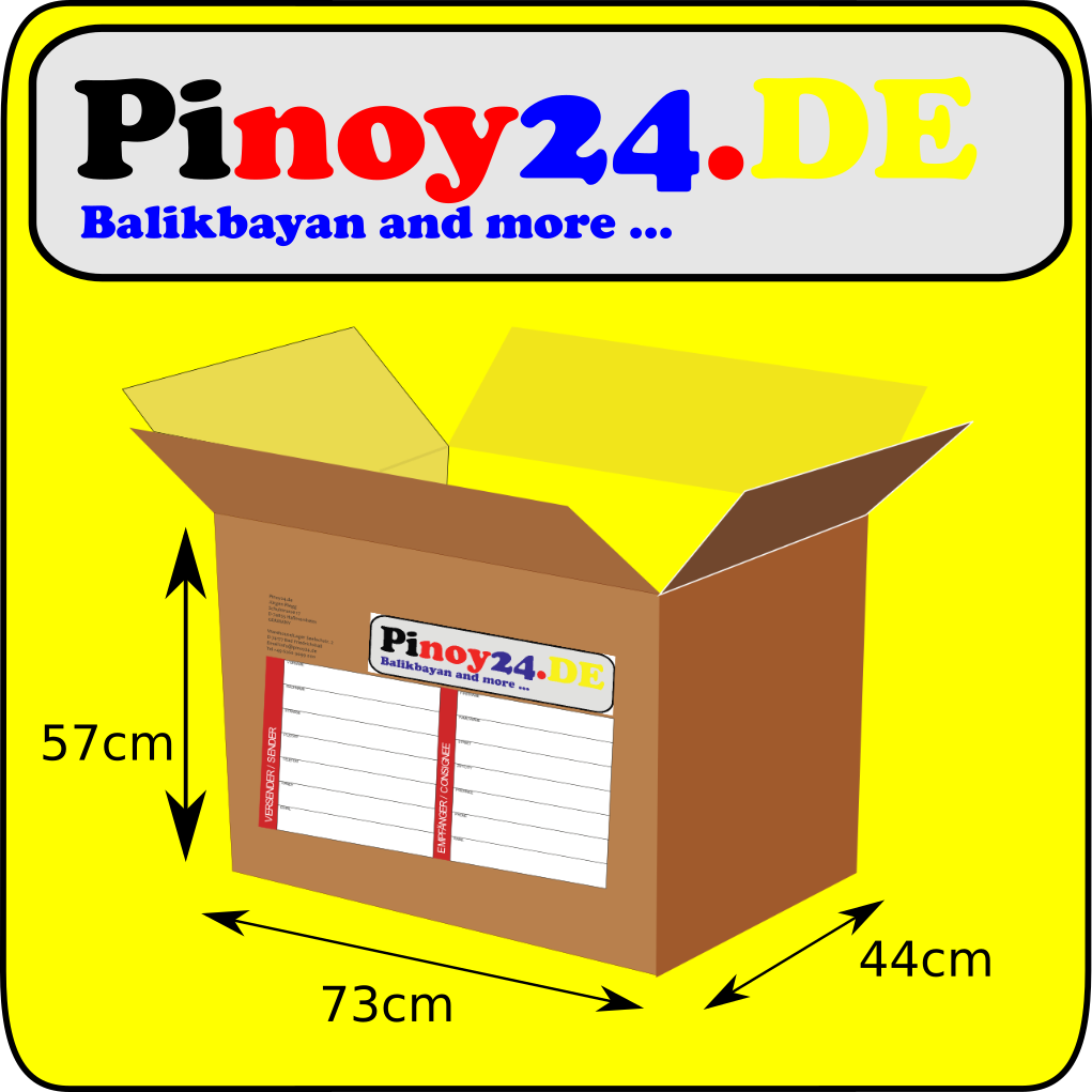 Empty balikbayan box XXL 73x44x57cm 
