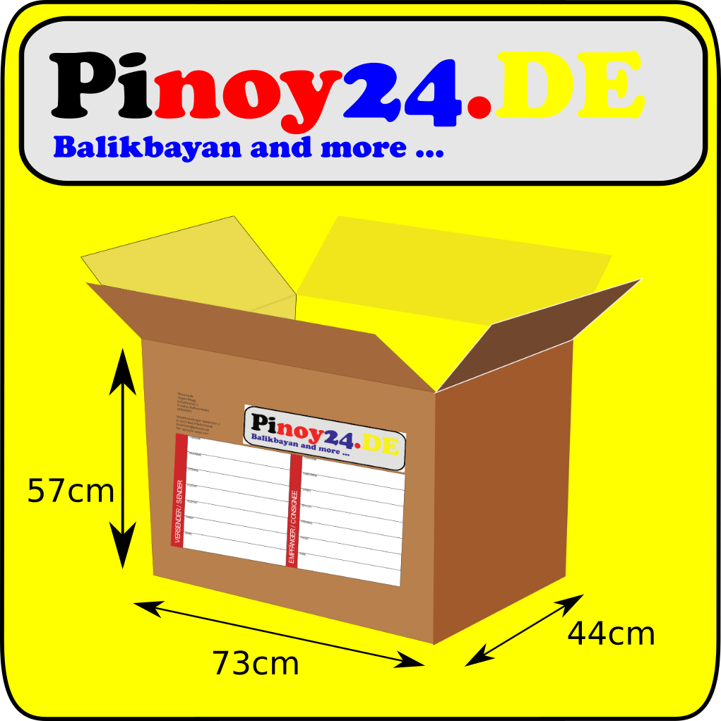Balikbayan Box XXL Leerkarton 73x44x57cm Balikbayan Box XXL Leerkarton 73x44x57cm